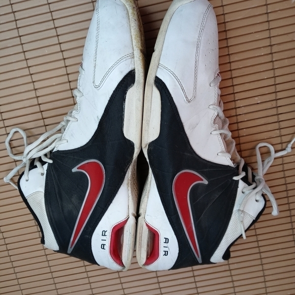 Nike Air Visi Pro Basketball Black White Red Athletic Sneakers Shoes Mens 12. 20